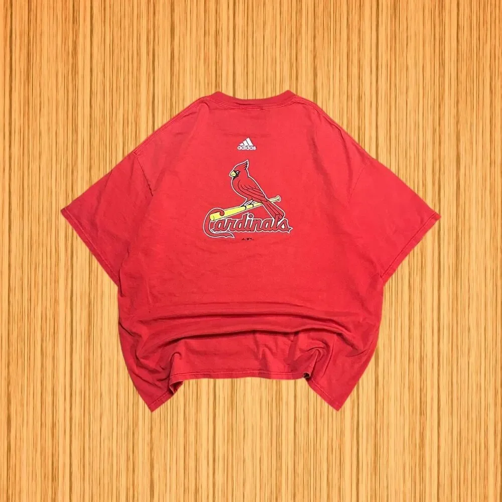 Adidas St. Louis Cardinals Red MLB Baseball Graphic T-Shirt
